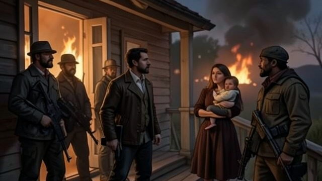 Standing on the Porch from "Firestarter". A Host Defends His Guests The Boundary of the Home When Shop agents enter the property, Irv comes onto the porch and tells them to leave.