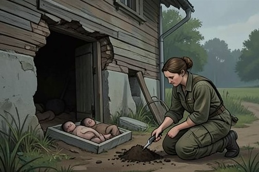 Hallazgo de los enterramientos del itxusuria de Juanitaenea from "Legado en los huesos". The discovery of the itxusuria burials at Juanitaenea turns a search for disturbed ground into a confrontation with Amaia Salazar’s family history.