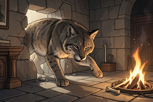 Segundo ataque contra la iglesia de Arizkun from "Legado en los huesos". The second attack on Arizkun Church turns a desecration into a calculated intrusion: a Bobcat breaks through the wall at the former Agotes’ entrance, and a…