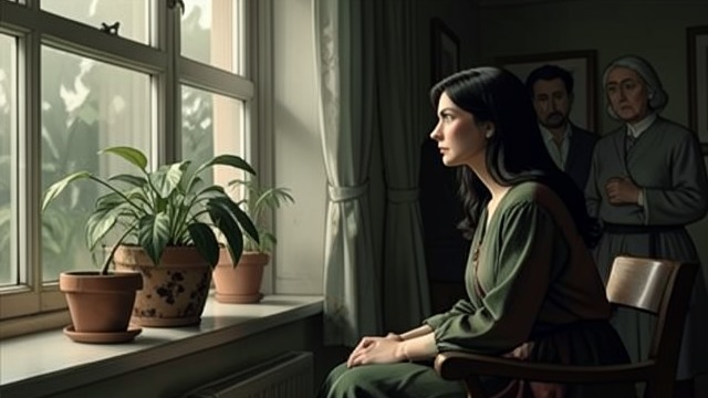 A Sickly Reflection from "The Sky Is Everywhere". A Sickly Reflection Grief made visible Lennie Walker returns to a household where even a spotted plant seems to register her condition.