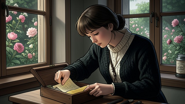 The Letters in the Attic from "The Sky Is Everywhere". The Letters in the Attic A private record Lennie finds a box of annual letters Gram wrote to Paige.