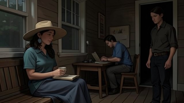 The Family’s Long Pause from "The Sky Is Everywhere". The Family’s Long Pause Different forms of sorrow Gram follows Lennie with tea, while Uncle Big attempts improbable projects and Toby Shaw avoids the house.