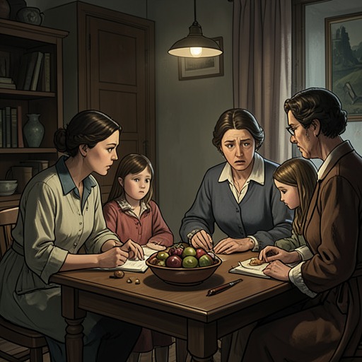 The Walker Family’s Curse Ritual from "The Sky Is Everywhere". This flow follows Gram’s eccentric attempt to identify bad luck and shows how the ritual becomes a brief way for the family to work and grieve together.