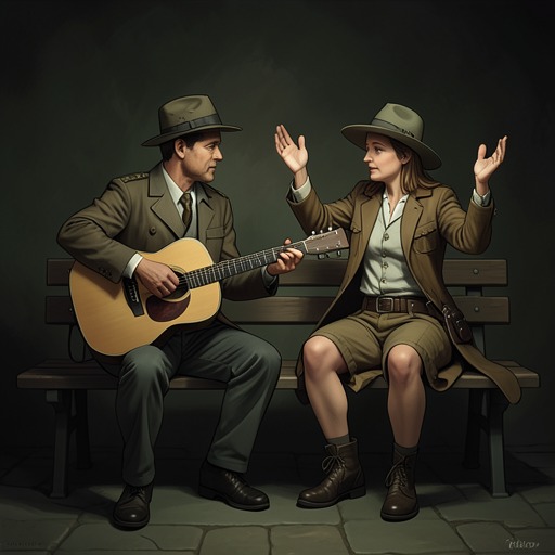 Lennie and Joe’s Romance from "The Sky Is Everywhere". This flow follows Lennie and Joe’s musical attraction, the rupture caused by Lennie’s secrecy, and their eventual reconciliation through shared words and music.