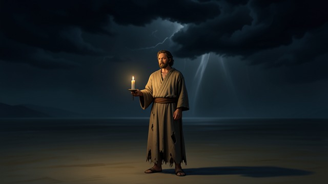 No Mediator Found from "Book of Job". No Mediator Found Unequal Encounter Job says that no daysman stands between him and God to lay a hand on both.