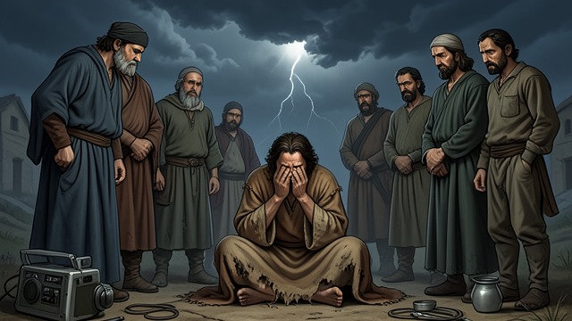 Job Opens His Complaint from "Book of Job". Job Opens His Complaint Lament Job curses his birth and describes death as release from toil and oppression.