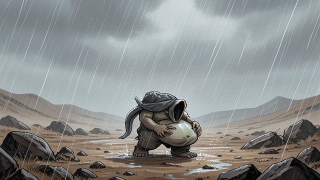 Rain for Empty Places from "Book of Job". Rain for Empty Places Uninhabited Wilderness God asks whether Job sends rain onto deserted ground where no person lives.