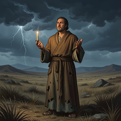 Job's Faith Through Loss from "Book of Job". This character thread follows the changing forms of Job's faith as worship, protest, confidence in a redeemer, and humility.