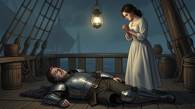 Grief on the Riverboat from "Undine". The Knight’s Collapse A Sudden Separation After Sir Huldbrand insults Undine, she disappears into the river.