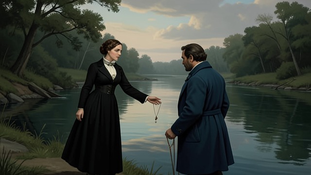 A Vanishing on the Danube from "Undine". Rejected by Her Husband The Broken Coral Gift Undine tries to replace Bertalda’s stolen necklace with coral from the river.