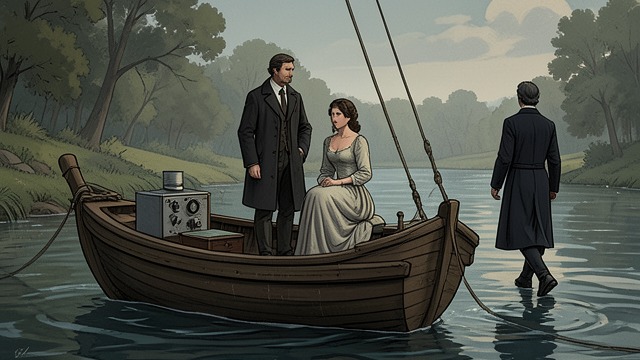 A Journey Toward Vienna from "Undine". Leaving the Castle A Shared Excursion After a period of peace at Ringstetten Castle, Bertalda expresses a wish to travel down the Danube to Vienna.