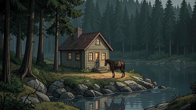 The Lonely Peninsula from "Undine". A Secluded Household A Sheltered World The Fisherman’s Peninsula lies between the lake and the Haunted Forest, apart from ordinary society.