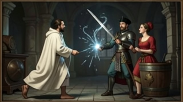 The Uncle Revealed from "Undine". A Relative Joins the Party A Familiar Stranger As the newlyweds travel with Father Heilmann, a white-clad stranger introduces himself as Kuhleborn.