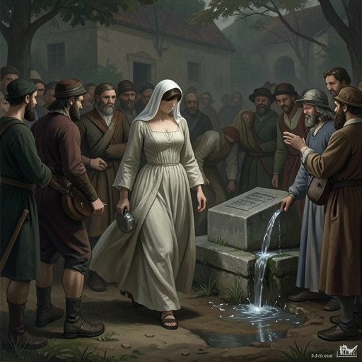 Bertalda’s Rise, Fall, and Return from "Undine". This flow follows Bertalda’s changing social identity and the moral consequences of rejecting the parents and friend who offer her belonging.