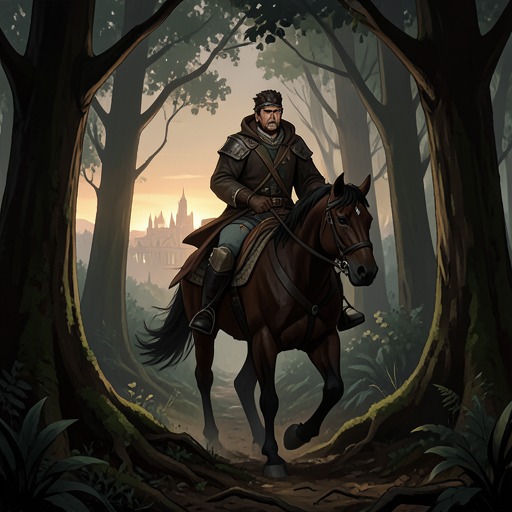 From Forest Challenge to Marriage from "Undine". This flow follows Sir Huldbrand’s initial expedition through the Haunted Forest and the unexpected marriage that transforms his adventure into a lifelong bond.