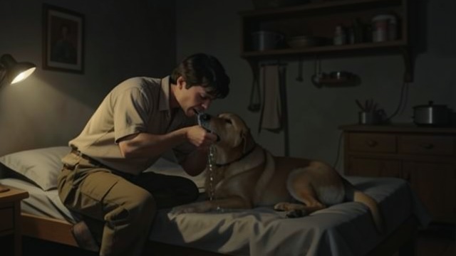 Death on the Seventeenth Day from "Dingo". The Final Approach Care at Night The narrator washes Dingo’s infected mouth and remains beside him while the household sleeps.