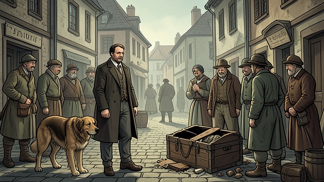 The Flight Revealed from "Dingo". Money Vanishes A Familiar Pattern Anselme Joliton disappears with the narrator’s funds and the village’s entrusted savings.