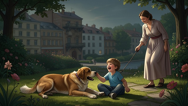The Crowded Household from "Dingo". Care Across Difference Gentle Play Dingo brings Piscot’s small children into the garden and plays with them without asserting social distance.