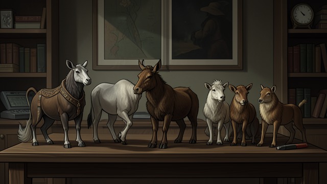 The Hunting Tableau from "Dingo". An Animal as Scholar Bodies Arranged Herpett reports that the mother dingo lined up the animals she killed aboard ship by kind and size.