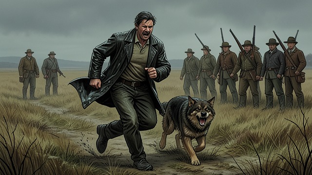Threats Beyond the Village from "Dingo". A Wider Pursuit Panic Spreads Farmers arm themselves and blame Dingo for livestock deaths, failed crops, sickness, and other misfortunes.