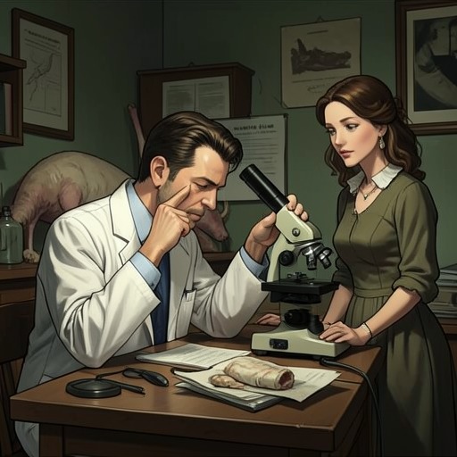 Édouard Legrel’s Scientific World from "Dingo". This thread follows the narrator’s admiration for Édouard Legrel through scientific ambition, domestic anxiety, and a rupture over the dead sheep.