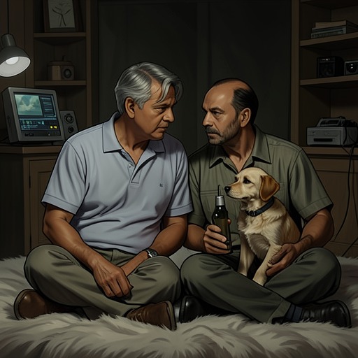 Dingo and the Narrator from "Dingo". This thread follows a relationship built on tenderness and mutual attachment, yet repeatedly strained by the narrator’s attempts to control Dingo.
