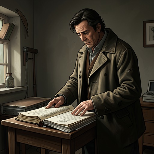 The Six-Franc Debt from "Dingo". This thread follows Pierre Piscot’s small arithmetic dispute as legal costs and social fear turn it into crushing poverty.