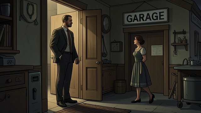 A Career Disagreement from "Why Didn't They Ask Evans". A Career Disagreement The father’s advice The Vicar urges Bobby to accept the secure offer and abandon the garage venture with Badger.