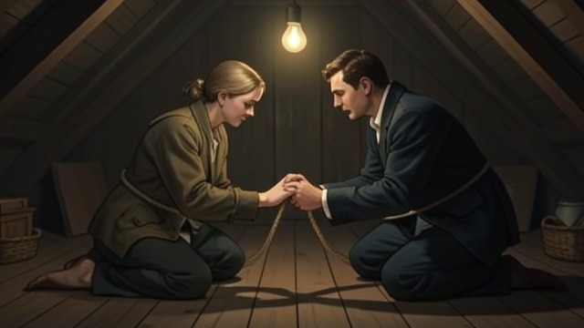 The Captivity Bond from "Why Didn't They Ask Evans". The Captivity Bond Shared fear Tied together in the attic, Bobby and Frankie face the prospect of being murdered.