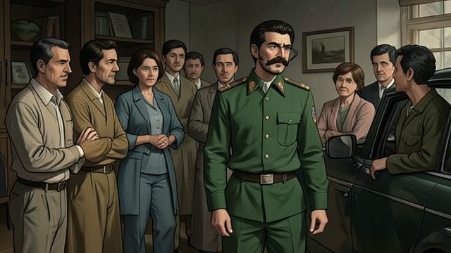 The Chauffeur’s Uniform from "Why Didn't They Ask Evans". The Chauffeur’s Uniform A social disguise Bobby adopts a moustache, altered voice, and green livery to pass as Lady Frances Derwent’s chauffeur.