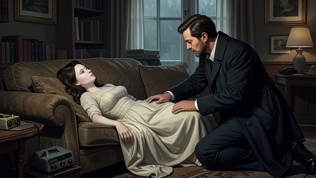 The Prisoner’s Reversal from "Why Didn't They Ask Evans". The Prisoner’s Reversal An apparent victim After Roger is knocked unconscious, Moira injects herself with morphia and lies as if she were a drugged captive.