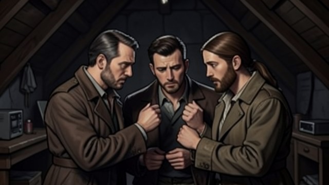 The Attic Captives from "Why Didn't They Ask Evans". The Attic Captives Roger’s threat Bound together in an attic, Bobby and Frankie learn that their captor plans to fake a fatal car crash.
