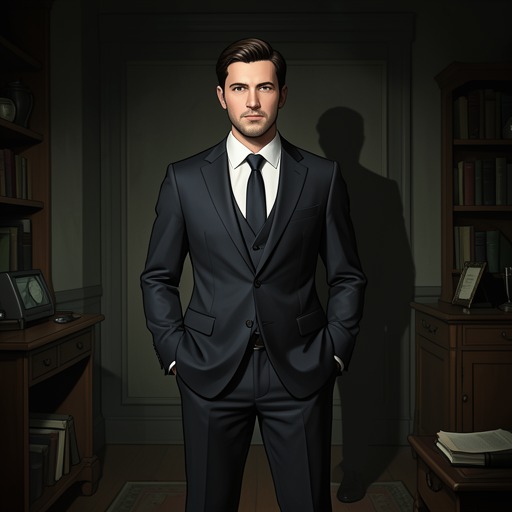 Roger’s Ascent and Collapse from "Why Didn't They Ask Evans". Roger builds an identity around charm, inheritance, and calculated deception, then escapes punishment even after his crimes are exposed.