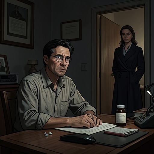 Henry’s Addiction and Death from "Why Didn't They Ask Evans". Henry’s dependence on morphia isolates him from his family and gives Roger a means to arrange his murder as an apparent suicide.