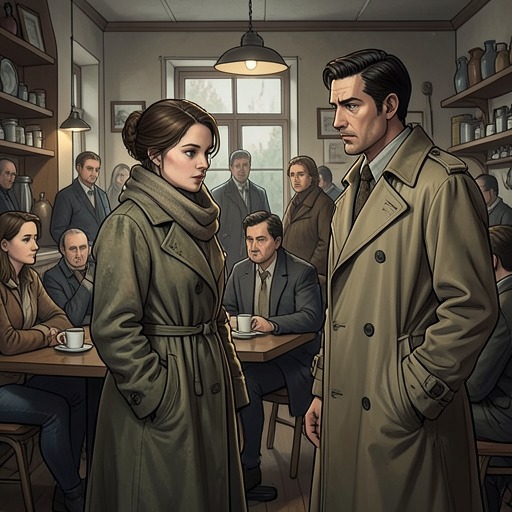Moira’s Reinvention and Exposure from "Why Didn't They Ask Evans". Moira’s successive identities conceal a practiced criminal who manipulates fear and sympathy until Frankie recognizes her at the cafe.