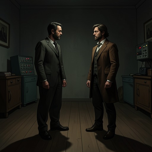 The Play Within the Investigation from "Why Didn't They Ask Evans". Bobby and Frankie understand their investigation as a drama whose missing first act lies in events they have not yet discovered.