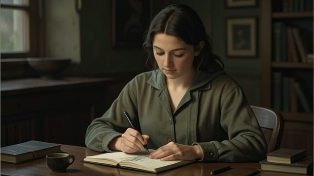 A More Grounded Writer from "Anne of the Island". A More Grounded Writer Returning to a small sketch Anne rereads a simple early sketch and chooses to revise it rather than another elaborate romance.