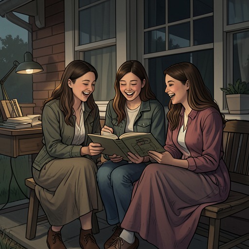 Anne and Philippa’s Chosen Family from "Anne of the Island". This flow traces the friendship that turns Anne and Philippa from new college acquaintances into trusted companions and housemates.