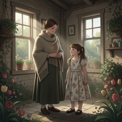 Marilla and Anne’s Homecoming from "Anne of the Island". This flow traces the adoptive bond between Marilla and Anne as distance makes their shared home more consciously precious.
