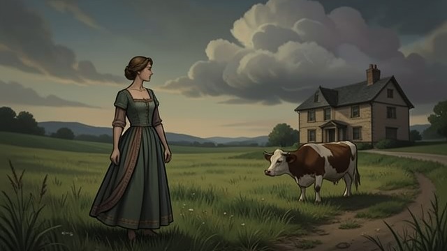 诗与散文的意义,《少女安妮》中的场景。平凡的风景 看见事实以外的事物 安妮·雪莉将一个八月的午后化作对未来影响力与美的憧憬。就连邻居家上方的一朵云,也成了她想象的素材。 现实依然存在 一头泽西牛打断了她的遐想,让安妮回到责任之中。这种反差表明,在她的生活体验里,诗意的关注与实际生活总是交织相遇。