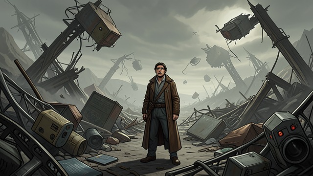 Dreaming Through the War from "The Old Axolotl". Dreaming Through the War A blurred conflict Bartek’s dream expands into a vast imagined war, folding political events into fantastical imagery.