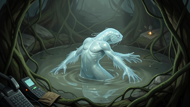 The Axolotl Dream from "The Old Axolotl". The Axolotl Dream A symbolic creature Bartek dreams of axolotls and reads their larval persistence as an image of incomplete development.