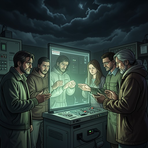 The Plague and the Limits of Connection from "The Old Axolotl". Fear of a mind-destroying infection makes technical connection a political and existential risk for the surviving transformers.