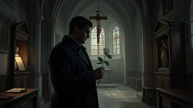 A Renewed Catholic Commitment from "Leila". The Master’s Challenge A memory returns During the funeral journey, Massimo remembers Benedetto’s devotion to the Church and his own abandonment of religious…