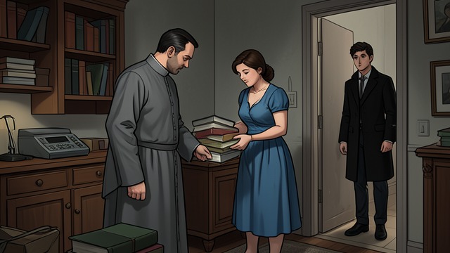 Departure Before Dawn from "Leila". Leaving in Secret Preventing a confrontation Don Aurelio fears that villagers may try to keep him by force.