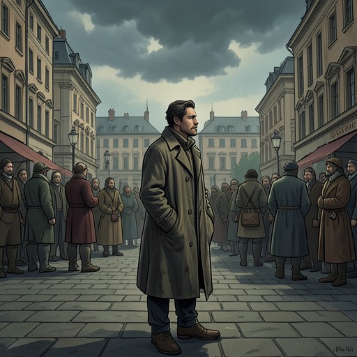 Massimo’s Social Isolation from "Leila". This flow traces Massimo’s growing alienation from public groups and his choice to rebuild a life around service and intimacy.