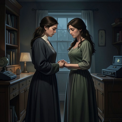 Fedele and Lelia’s Maternal Bond from "Leila". This flow traces how Fedele’s imperfect friendship with Lelia becomes a chosen maternal bond tested by illness and separation.