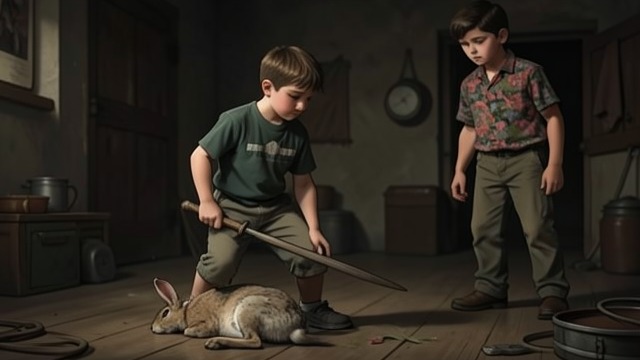 The Rabbit’s Death from "Piercing". The Rabbit’s Death A Sudden Act The Home acquires two pet Rabbits, and one of their offspring is placed in the care of Kawashima’s roommate.