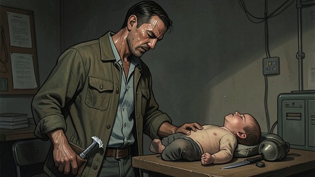 The Cribside Test from "Piercing". Fear at the Crib A ritual of reassurance Kawashima Masayuki watches Rie sleep with an Ice pick in his pocket, telling himself that approaching her proves he…