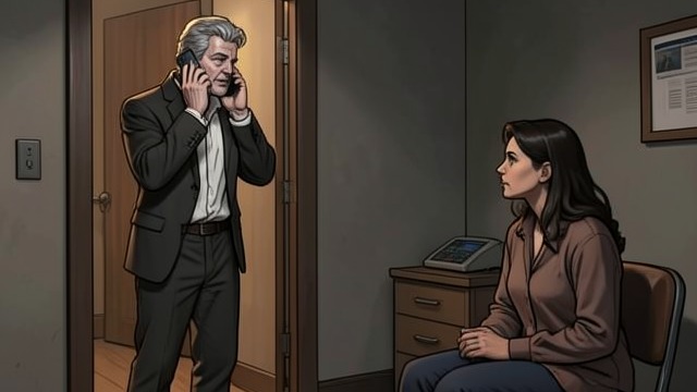 The Name Through the Phone from "Piercing". An Indirect Conversation A Voice Without a Listener Kawashima realizes that direct questions and reassurances are not reaching Chiaki.